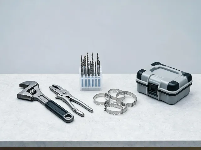 Plumbing and HVAC trade tools